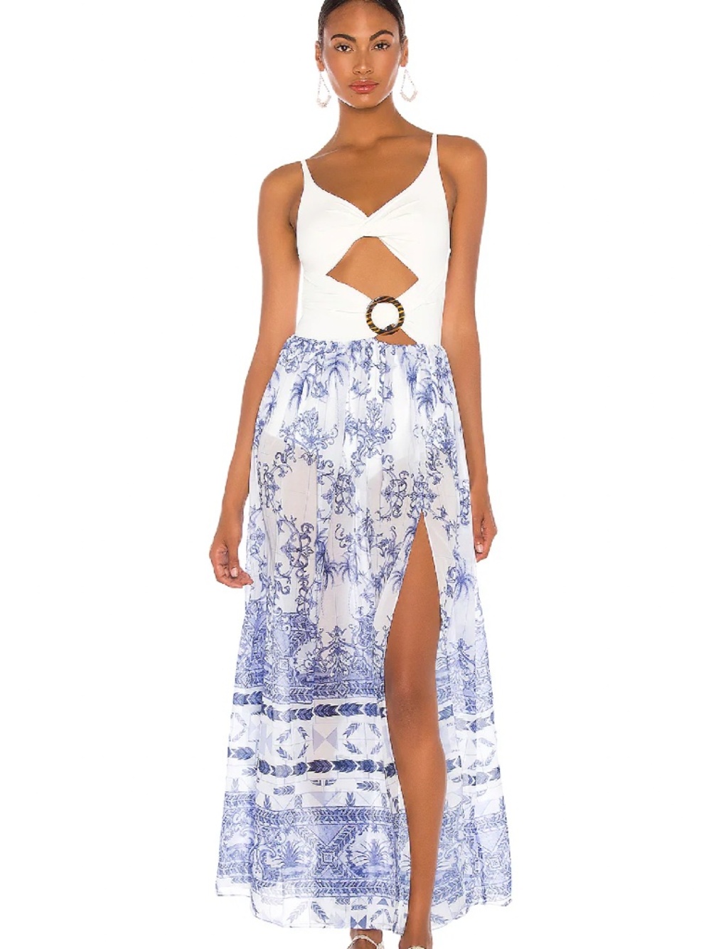 - NEW PatBO Amalfi Cut Out Beach Dress BOX21